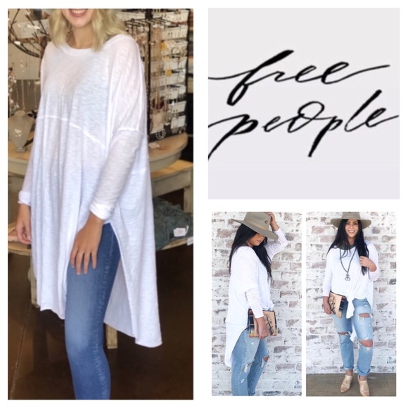 Free People Tops - Free People Telltale Cotton Blend Tunic Top.  NWT.